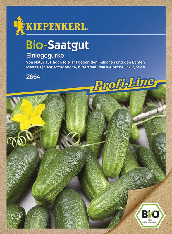 BIO Einlegegurken Traubengurken Diamant F1 Parthenocarp Tolerant Biosaatgut 3 BIO Einlegegurken Traubengurken Diamant F1 Parthenocarp Tolerant Biosaatgut