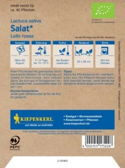 Ausgewählte Produkte -Samenshop24 Elegant Boutique bio pfluecksalat lollo rossa2