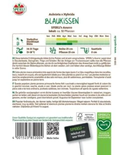 Blaukissen SPERLI's Azurro, Anspruchslose Polsterstaude Für Sonnige Standorte, Trockenresistent