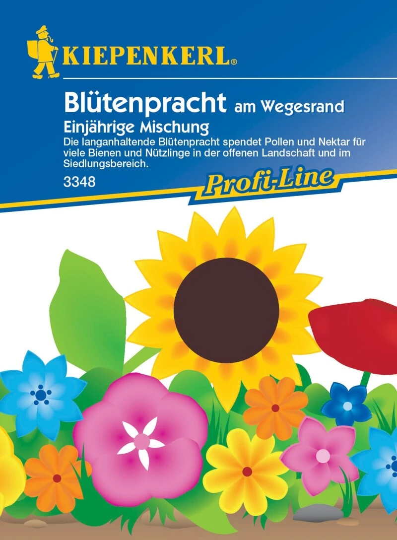 Blumenmischung Blütenpracht, Langanhaltende Einjährige Mischung Spendet Pollen Und Nektar 4 Blumenmischung Blütenpracht, Langanhaltende Einjährige Mischung Spendet Pollen Und Nektar – Bild 2