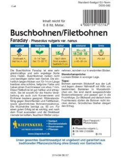 Samenshop24 Elegant Boutique -Samenshop24 Elegant Boutique buschbohne faraday2