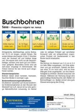 Samenshop24 Elegant Boutique -Samenshop24 Elegant Boutique buschbohne saxa vorteilspack2