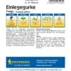 Einlegegurke Twigy, F1 Resistent Gegen Mehltau Und Gurkenkrätze 1 Einlegegurke Twigy, F1 Resistent Gegen Mehltau Und Gurkenkrätze -Samenshop24 Elegant Boutique einlegegurke twigy2
