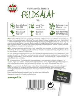 Feldsalat Vit, Maxipack 25 G 5 Feldsalat Vit, Maxipack 25 G -Samenshop24 Elegant Boutique feldsalat vit maxipack 25 g2