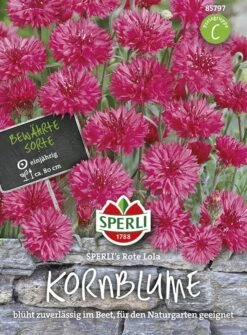 Kornblume SPERLING´s Rote Lola -Samenshop24 Elegant Boutique kornblume sperlings rote lola