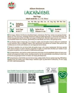 Lauchzwiebel Red Toga, Geringe Zwiebelbildung, Frostbeständig, Kübel-, Und Gefriergeeignet -Samenshop24 Elegant Boutique lauchzwiebel red toga2