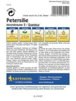 Petersilie Grandeur (Moskrul 2), Saatband 5mtr