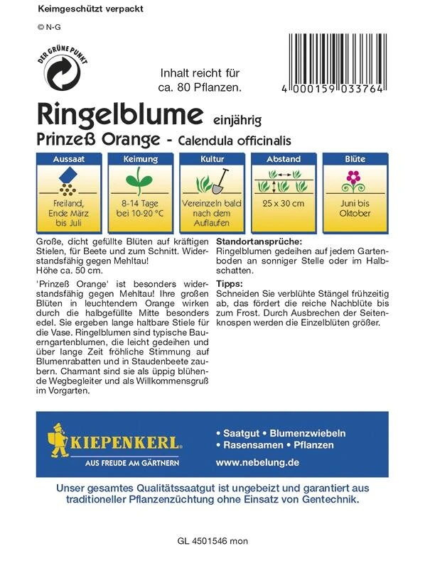 Ringelblume Prinzess Orange | Dicht Gefüllte Blüten Mit Kräftigen Stielen |zum Schnitt Geeignet 3 Ringelblume Prinzess Orange | Dicht Gefüllte Blüten Mit Kräftigen Stielen |zum Schnitt Geeignet
