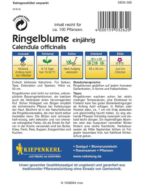 Ringelblumen Heilkraut Calendula Officinalis Für Tee- Und Salbenzubereitung 2 Ringelblumen Heilkraut Calendula Officinalis Für Tee- Und Salbenzubereitung