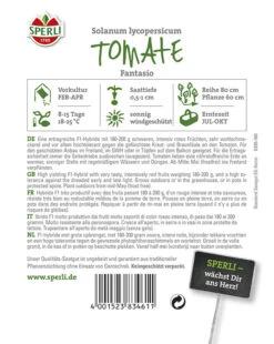 Salat-Tomate Fantasio F1, Freilandtomate, Hochtolerant Gegen Kraut- Und Braunfäule -Samenshop24 Elegant Boutique salat tomate fantasio2