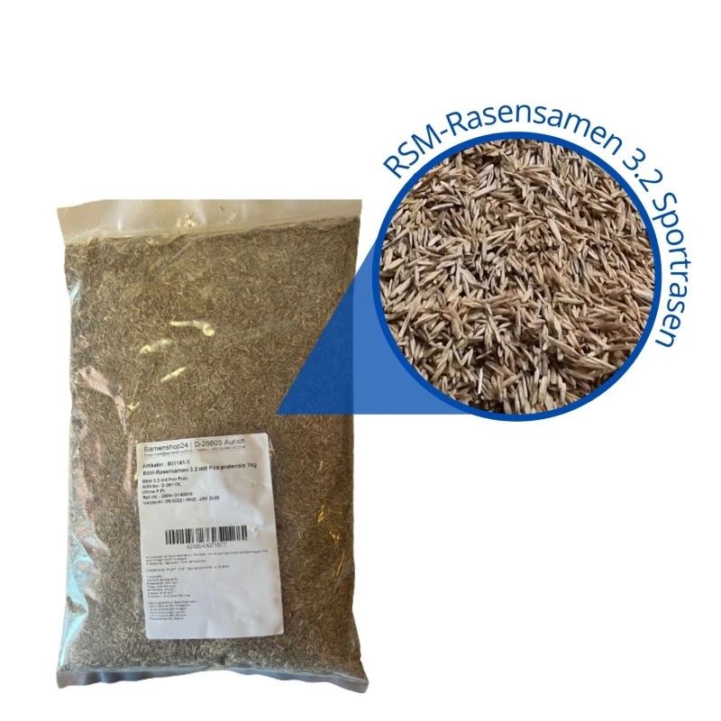 Samenshop24® RSM-Rasensamen 3.2 Sportrasen Regeneration Mit Poa Pratensis 1kg 3 Samenshop24® RSM-Rasensamen 3.2 Sportrasen Regeneration Mit Poa Pratensis 1kg