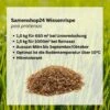 Samenshop24® Wiesenrispe Poa Pratensis , Inhalt: 1kg, Belastbar Mit Guter Hitzeverträglichkeit -Samenshop24 Elegant Boutique samenshop24 wiesenrispe poa pratensis 1kg2