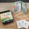 Sperli Gemüse Anzuchtset Inkl. 3 Stecketiketten In Metallkiste, Möhre, Zucchini & Radieschen