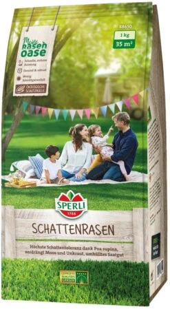SPERLI's Schattenrasen (umhüllt), Höchste Schattentoleranz Dank Poa Supina -Samenshop24 Elegant Boutique sperlis schattenrasen umhuellt2