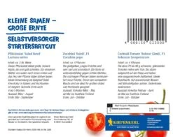Thementüte Selbstversorger – Lust Auf Eigene Ernte, Inhalt: Salat, Zucchini Und Cocktail-Tomaten 7 Thementüte Selbstversorger – Lust Auf Eigene Ernte, Inhalt: Salat, Zucchini Und Cocktail-Tomaten -Samenshop24 Elegant Boutique thementuete selbstversorger2