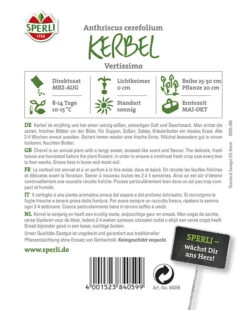 Kerbel (Topfkerbel) Vertissimo, Würzig-süßer Anisartiger Duft & Geschmack