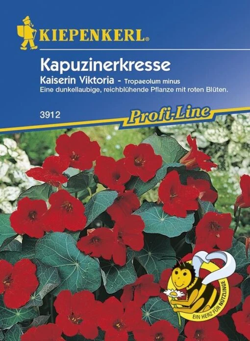 Tropaeolum Majus Kapuzinerkresse Kaiserin Viktoria Dunkellaubig -Samenshop24 Elegant Boutique tropaeolum majus kapuzinerkresse kaiserin viktoria dunkellaubig