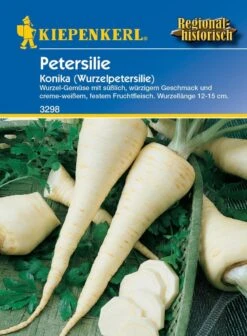 Wurzelpetersilie Konika, Mit Würzigem Geschmack Und Creme-weißem Festen Fruchtfleisch -Samenshop24 Elegant Boutique wurzelpetersilie konika